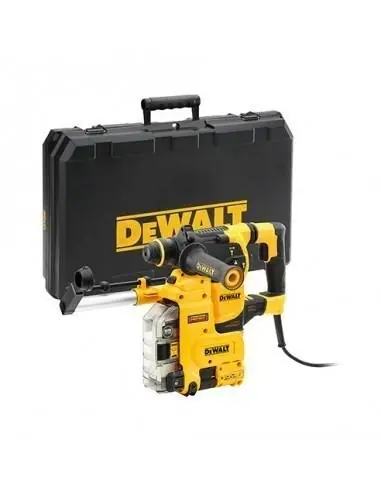 Vente Directe Perforateur burineur SDS-plus - 3 modes - mandrin à changement rapide - système d‘aspiration intégré - 28mm - D25335K - Dewalt