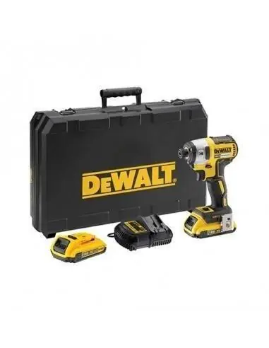 Satisfait Ou Remboursé Visseuse à chocs XR 18V 2Ah Li-Ion Brushless - 3 vitesses - 2 batteries - coffret TSTAK - DCF887D2 - Dewalt