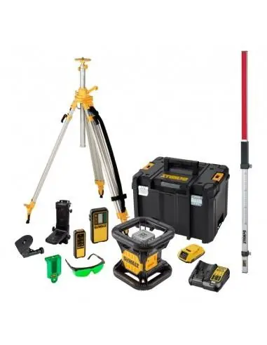 Dernier Modèle Laser rotatif double pente intérieur extérieur 18V 2Ah Li-Ion - DCK379D1G - Dewalt
