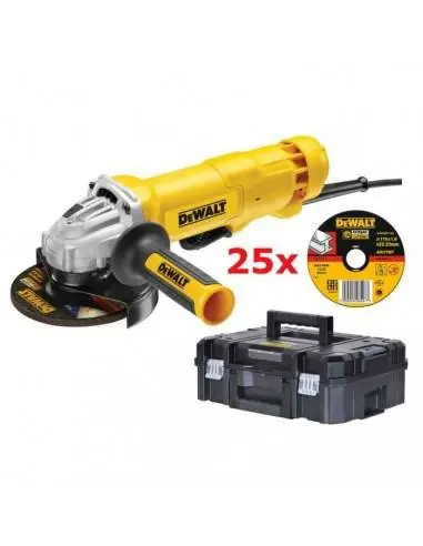 Remise Meuleuse 1400W 125 mm - DWE4233KT - Dewalt