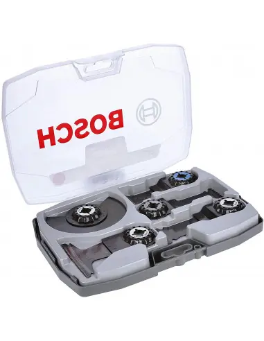 Quantité Limitée Coffret de lames Starlock Best Of Cutting pour découpeur ponceur (5 pièces) 2608664131 - Bosch