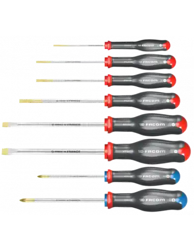 Certifié Jeu de 8 tournevis standard protwist édition limitée 100 ans - AT.J8100Y - Facom
