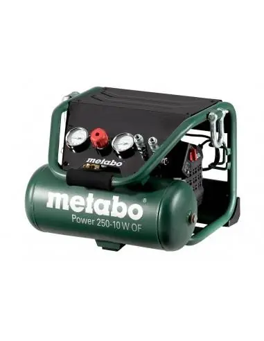 Compresseur 1500W 10 litres 100 l/min Power 250-10 W OF - 601544000 - Metabo Pas Cher