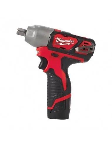 Boulonneuse à chocs sans fil 12V Li-Ion set M12 BIW12-202C - (2x 2,0Ah) 138Nm 1/2" - 4933447133 - Milwaukee Commande En Gros