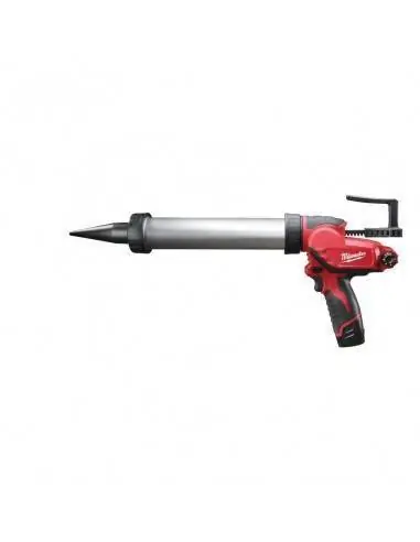 Remise Pistolet à mastic sans fil 12V Li-Ion set M12 PCG 400A-201B – (1x 2.0Ah) 400ml – 4933441665 – Milwaukee