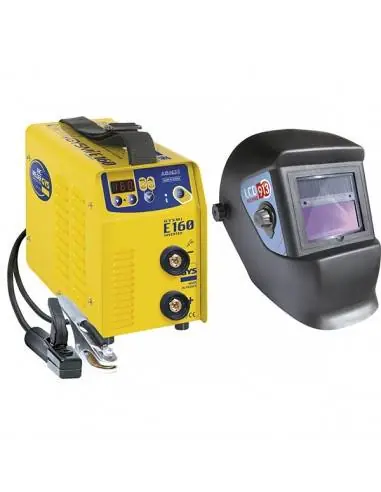 Prix Cassé Poste à souder MMA Inverter GYSMI E160 + Masque LCD TECHNO 9/13 - 031458 - GYS