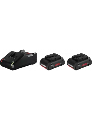 Pack 2 batteries ProCORE 18V 4.0Ah + Chargeur GAL 18V-40 - 1600A01BA3 - Bosch Paiement Sécurisé