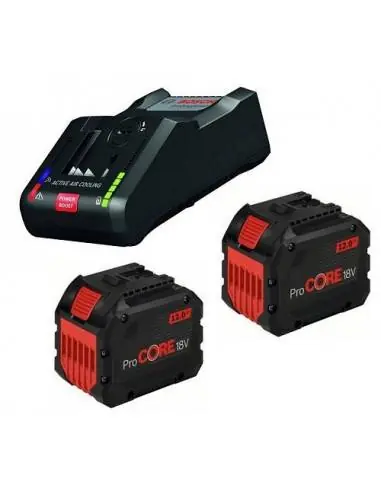 Pack 2 batteries ProCORE 18V 12.0Ah + Chargeur + GAL 18V-160C - 1600A016GY - Bosch Meilleure Vente