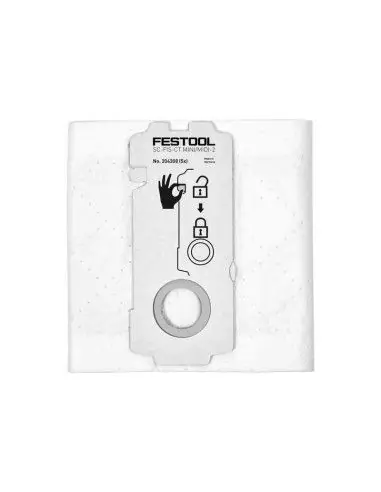 Haute Qualité Sac filtre SELFCLEAN SC-FIS-CT MINI/MIDI-2/5 - 204308 - Festool
