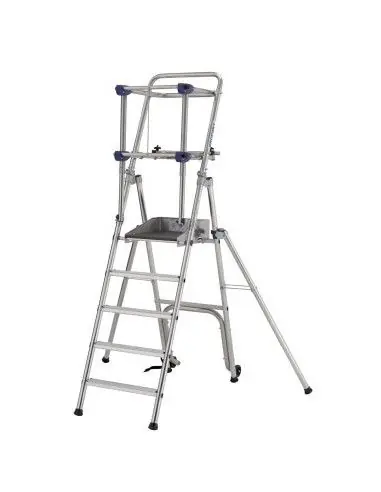 Offre Du Jour Plate-forme PROFORT 3 marches 2.40M avec garde-corps repliable - 02272713 - Tubesca