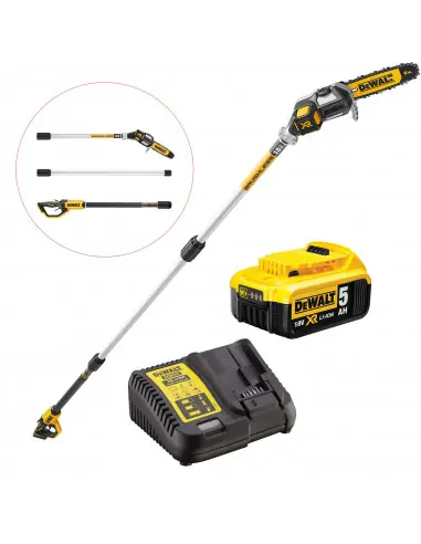 Commander Maintenant Elagueuse sur perche XR 18V 5Ah - DCMPS567P1 - Dewalt