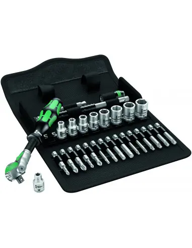 Jeu de cliquet Zyklop speed 1/4" 8100 SA 6 (28 pièces) - 05004016001 - Wera Acheter En Ligne