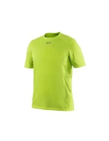 T-shirt respirant été - Jaune Manches Courtes WWSSY - Milwaukee Expédition Rapide