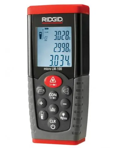 Vente Flash Télémètre laser micro LM-100 36158 - Ridgid