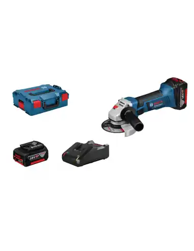 Vente Directe Meuleuse angulaire GWS 18-125 V-LI 4Ah L-BOXX 060193A30Y - Bosch