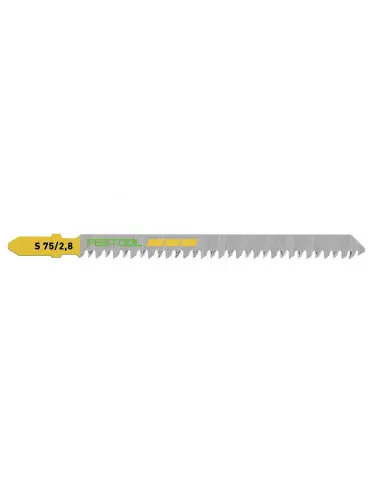 Offre Du Jour Lame de scie sauteuse S 75/2,8/5 Wood Straight Cut 204260 - Festool