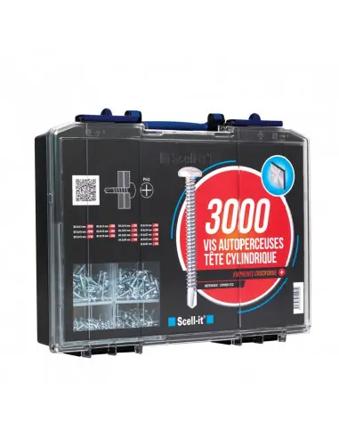 Quantité Limitée Coffret de 3000 Vis autoperceuse COF003-TCC - Scell-it