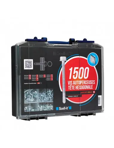 Coffret de 1500 Vis autoperceuses COF005-THT – Scell-it Achat Immédiat