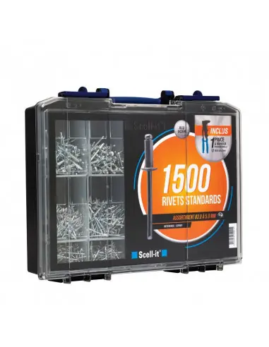 Bon Plan Coffret de 1500 Rivets standard COF001 – Scell-it