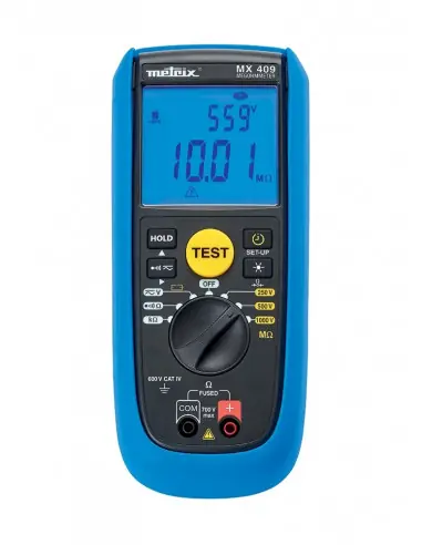 Contrôleur d‘isolement Mégohmmètre 1000V MX0409 - Metrix Dernier Modèle