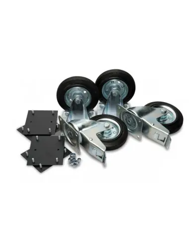 Kit Roulettes 6‘‘ Ultra-Résistant pour coffre de chantier TuffBank CASS1 - Armorgard Solde
