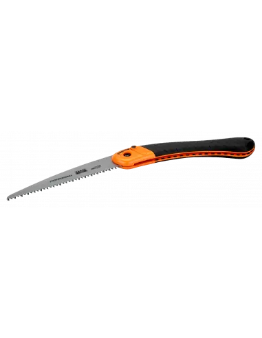 Scie arboricole repliable avec poignée bimatière pour la coupe de bois vert, 5 dents au pouce, 7-1/2&Prime; 396-JS – Bahco Prix Choc