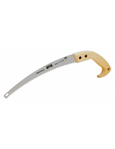Scie arboricole portable à denture trempée avec poignée en bois, 6 dents au pouce, 14&Prime; 4211-14-6T – Bahco Soldes