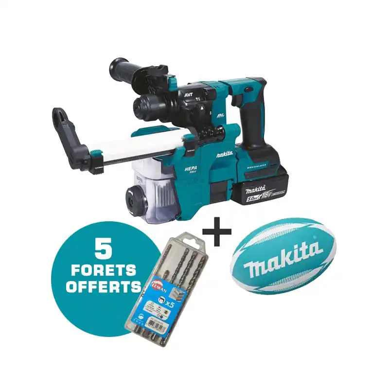 Perforateur - MAKITA DHR183RTWJ - 1,7 J - béton Ø 18 mm - 18 V Prix Cassé