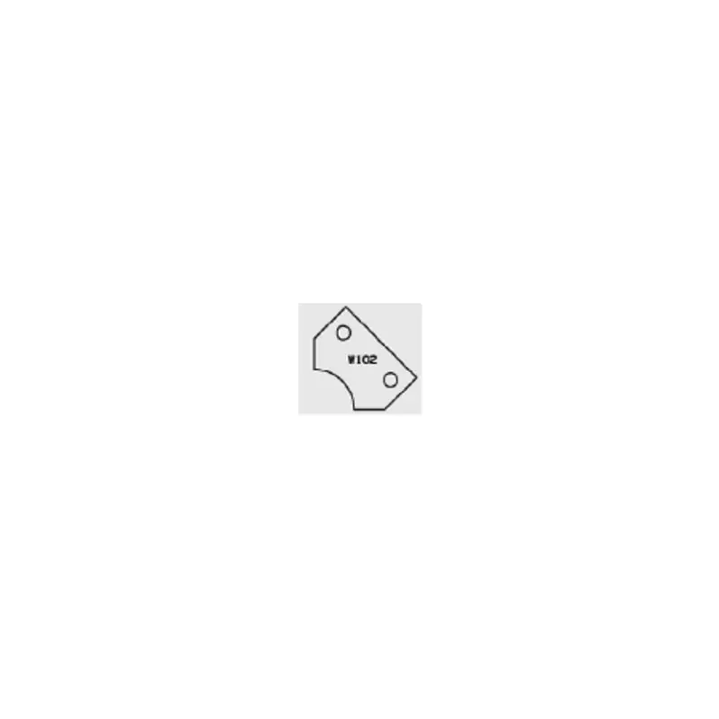 Bon Plan Plaquette – ELBE W102 – 30x20x2 mm – r 12 mm