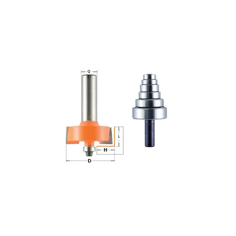 Kit fraise à feuillurer – CMT 93550211 – Ø 35 x l 19 mm – Q12 Certifié