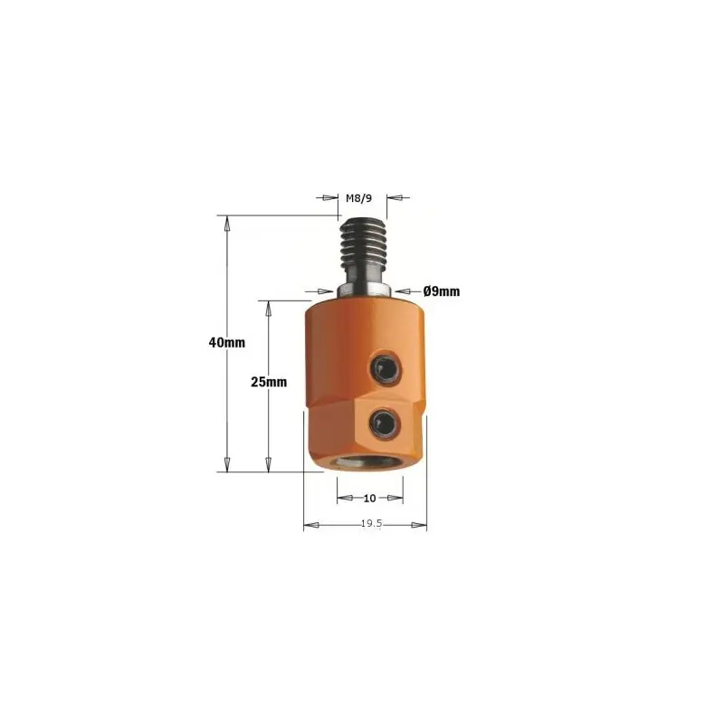 Mandrin de perçage - CMT 35800002 - Ø 10 mm - M8 - gauche Marque