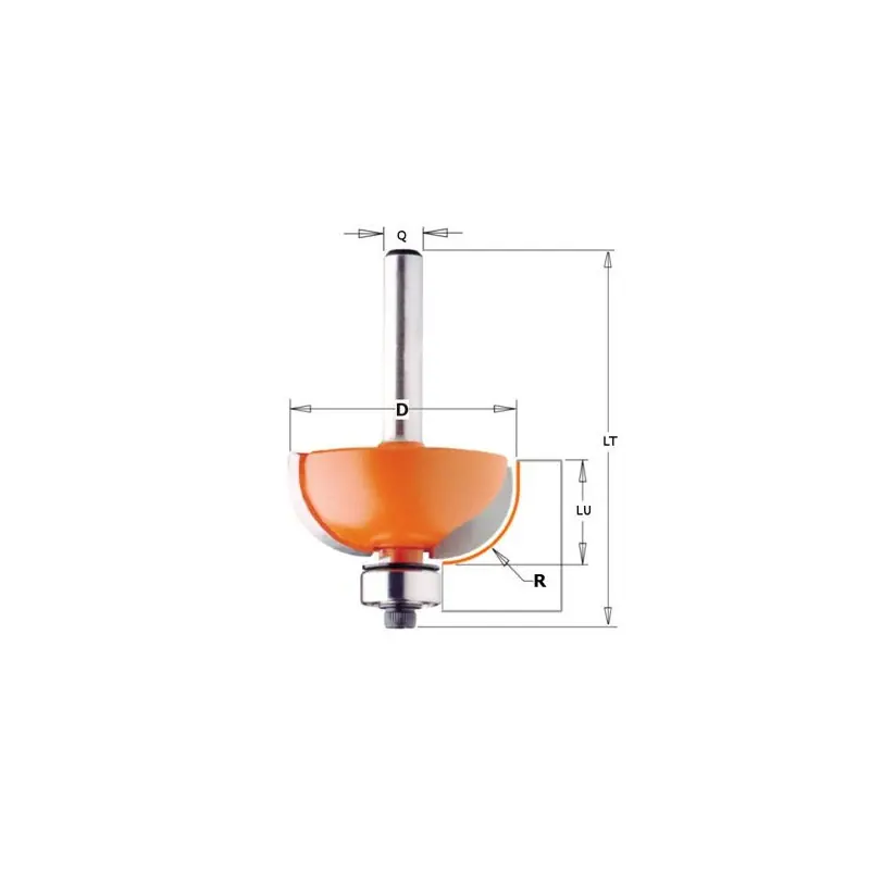 Dernier Modèle Mèche congé – CMT 73728611 – r 9,5 – Ø 31,7 x l 12,7 x L 54,2 mm – Q6
