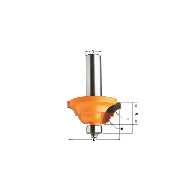 Fraise à moulure – CMT 94128511 – r 4 mm – Ø 33,4 x l 13 mm – Q8 Haute Qualité