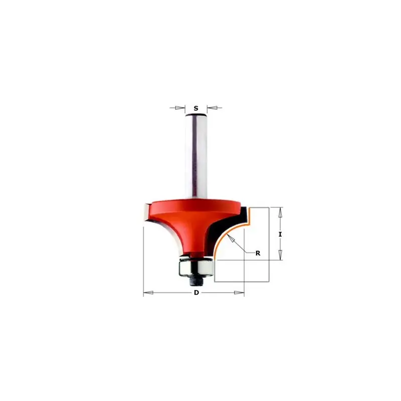Soldes Mèche 1/4 de rond – CMT 93899011 – r 19 mm – Ø 50,8 x I 25,4 mm – Q12