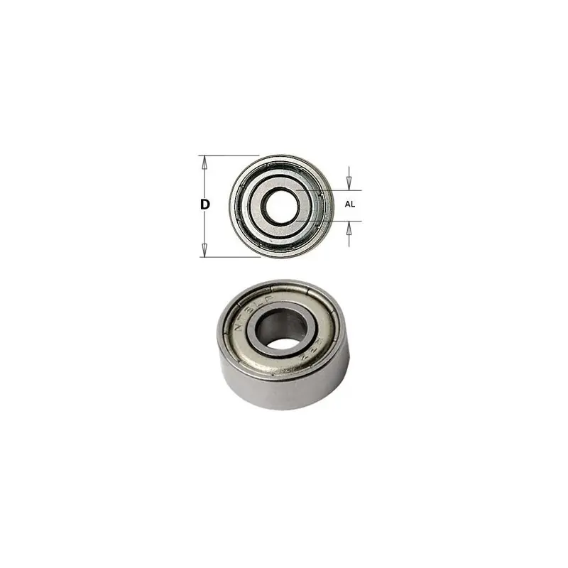 Roulement – CMT 79100500 – Ø 22 x al 8 x ép 7 mm Réduction