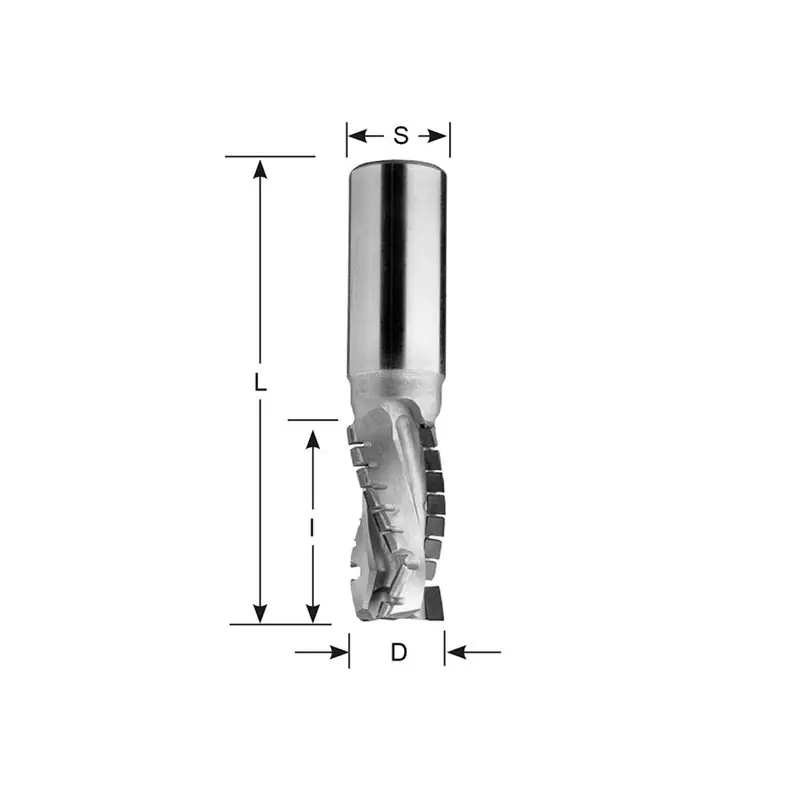 Mèche à défoncer diamant - GEDIMO - Ø 18 X l 22 x L 85 mm - Q 20 Solde