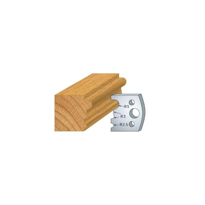 Certifié Couteau – LEMAN 800.033 – multi moulure – la paire
