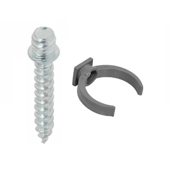 Réduction Ensemble de 1 collier tube de descente Ø50 Gris + Vis 7x40mm – Arcanaute
