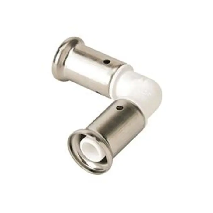 Top Vente Coude multicouche PVDF blanc égal à sertir - Ø16x2,0 - HENCO