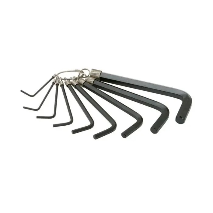 Quantité Limitée Jeu de 9 clés mâles 6 pans sur anneau - KS TOOLS