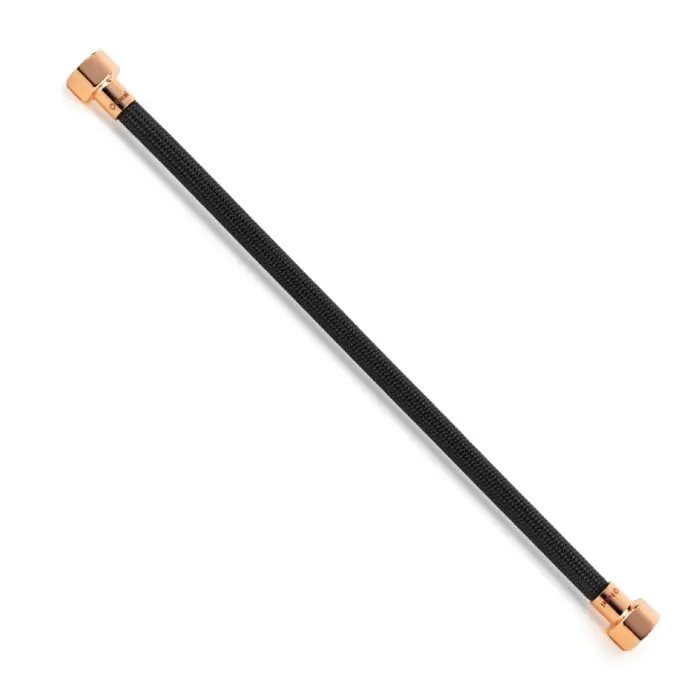 Prix Cassé Flexible sanitaire NOIR POLYMÈRE Øintér.8mm - Femelle 3/8" - Femelle 3/8" Or rose - 300mm - TAQ PREMIUM - Tucai