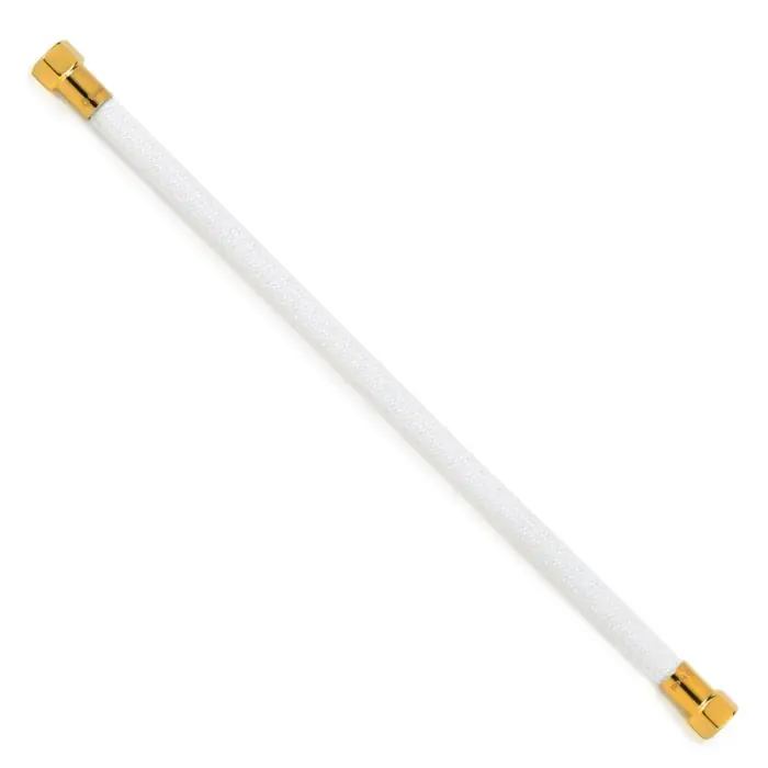 Nouvelle Collection Flexible sanitaire BLANC POLYMÈRE Øintér.8mm – Femelle 1/2&Prime; – Femelle 1/2&Prime; OR – 400mm – TAQ PREMIUM – Tucai