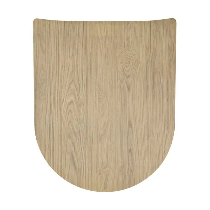 Satisfait Ou Remboursé Abattant Wood Slim déclipsable WC "Chêne clair" à descente assistée - Olfa
