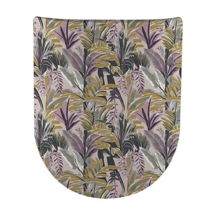 Abattant Wood Slim déclipsable WC "Purple Jungle" à descente assistée - Olfa Nouvelle Collection