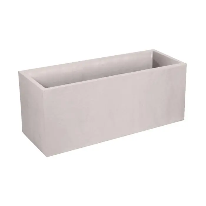 Jardinière VOLCANIA Beige calcaire 99,5 x 39,5 x 43,5 cm – 98L – EDA Certifié