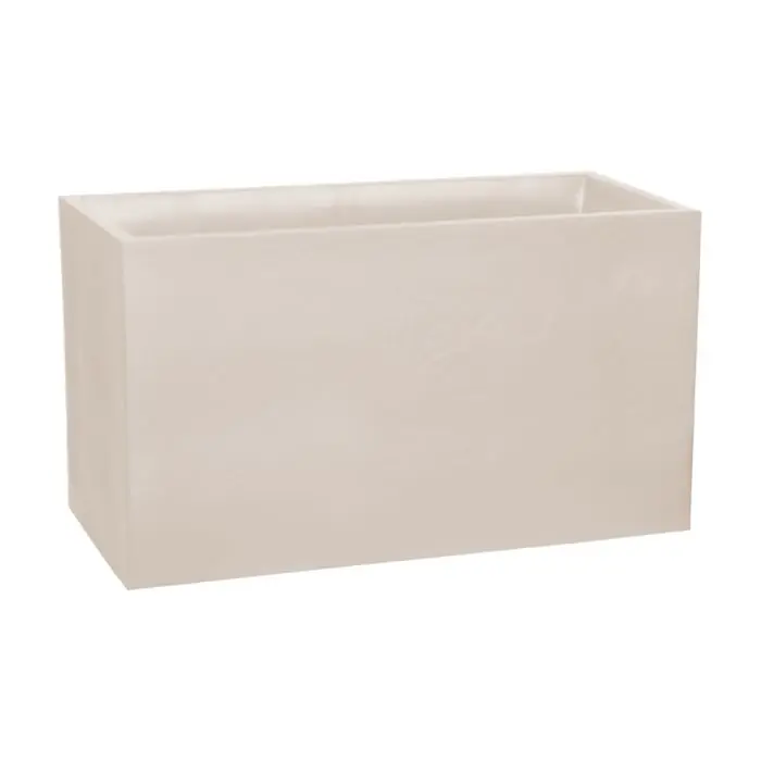 Dernière Chance Muret Volcania rectangle 99,5 x 39,5 x 60 cm – 116 L – Beige calcaire – EDA