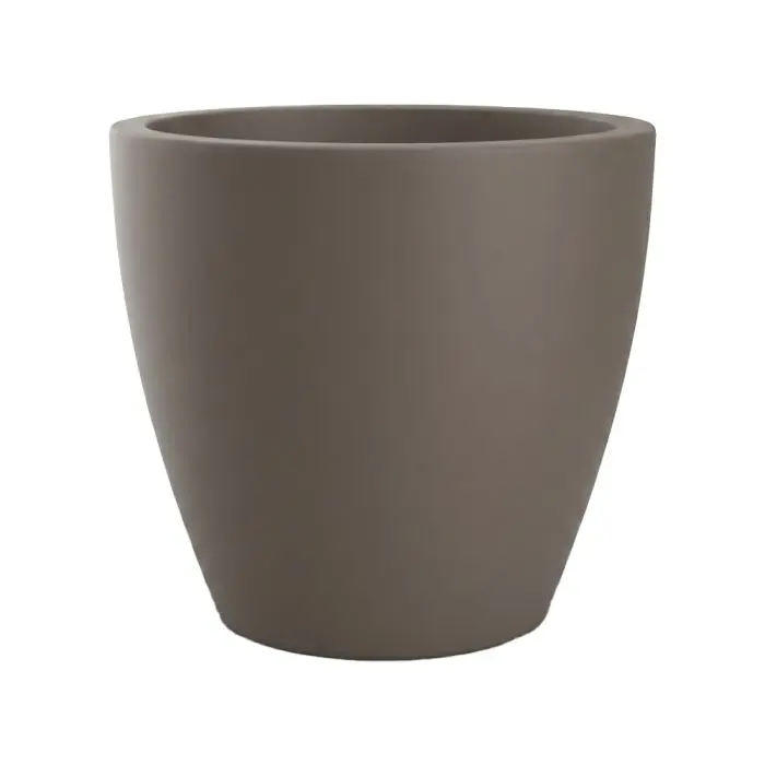 Pot CONIQUE Ø38cm – Dim. 38 x 35cm – Volume 27L – Taupe – EDA Nouvelle Collection