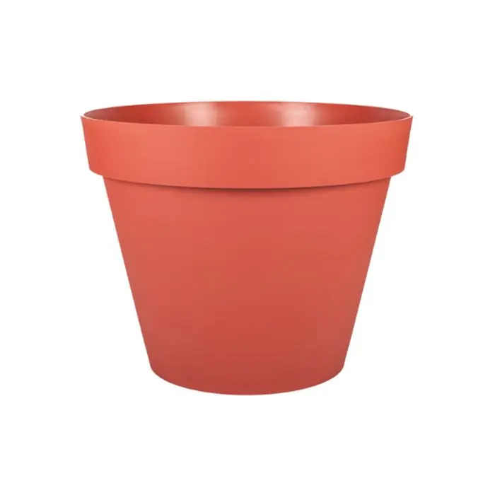 Pot de fleur Toscane Ø30 x 26 cm – 10 Litres – Orange Terre Battue – EDA Usine Directe