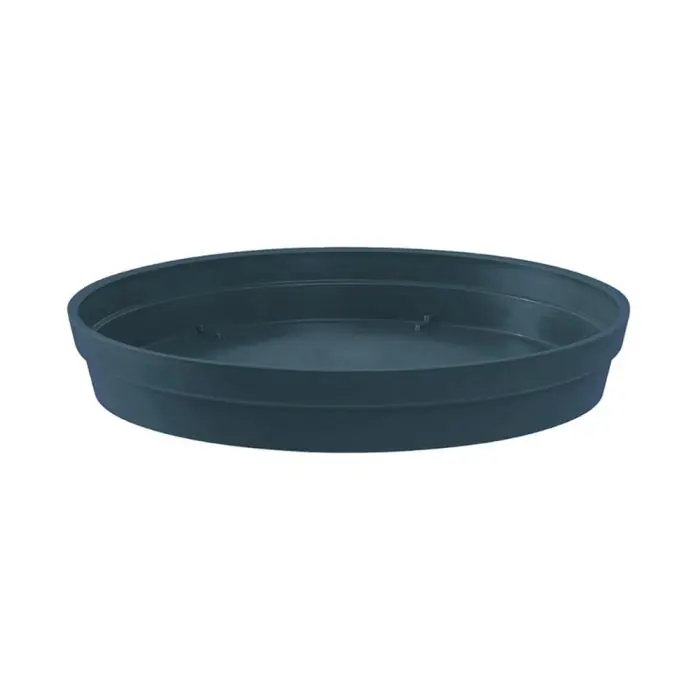 Soucoupe Ø18,5 cm pour pot de fleur Toscane Ø25 cm – Bleu Jean – EDA Retour Gratuit