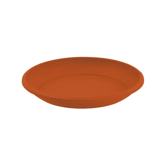 Soucoupe UNIVERSELLE Orange Terre Battue Ø55 cm, pour pot OSAKA Ø70 cm - EDA Authentique
